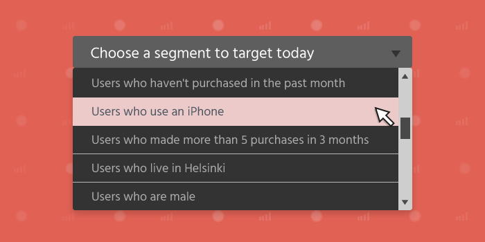 How to work in two different segments